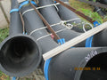 Multiuse: Plastic elbow 90 degrees. Internal dia. 380-400 mm PN 10