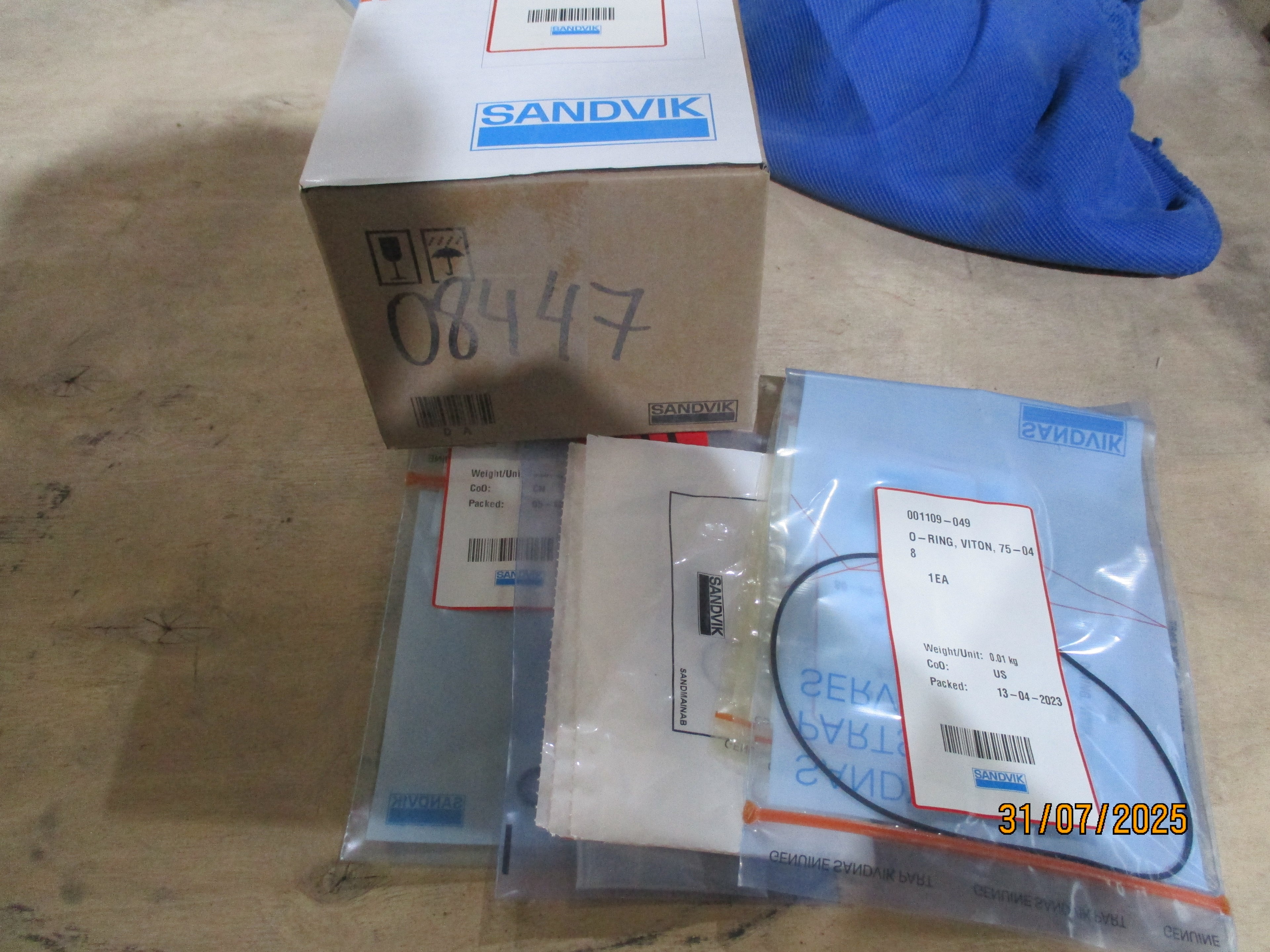 Sandvik Drilling Rig: Control, Seal kit