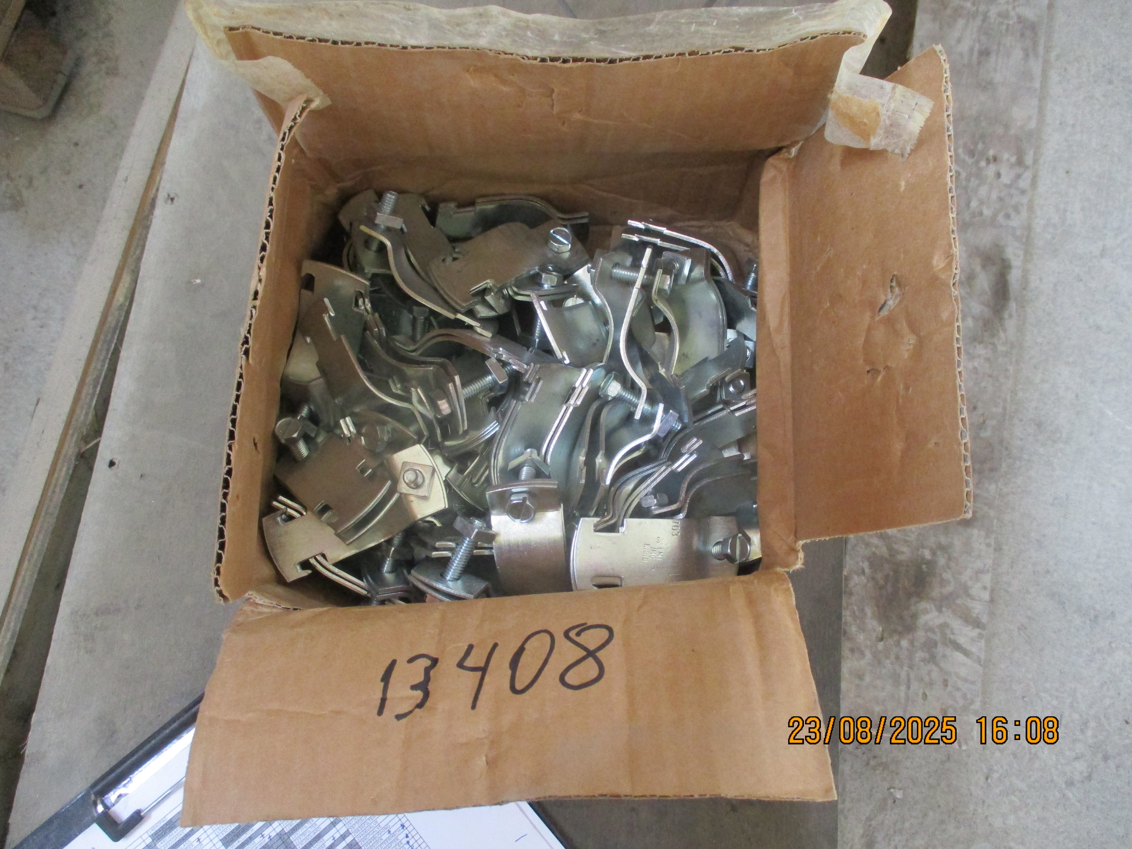 Pipe clamping: Kindorff strap 1,5 inch