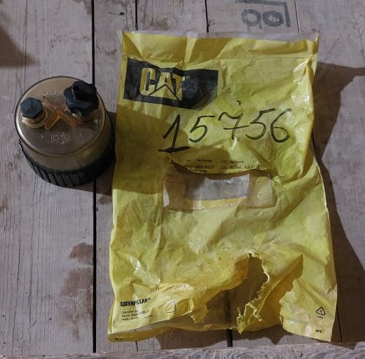 CAT 980 WHEEL Loader: Fuel Water Separator Filter Bowl