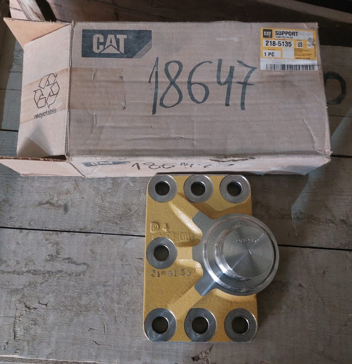 CAT-D8 II  DOZER: SUPPORT-ENGINE