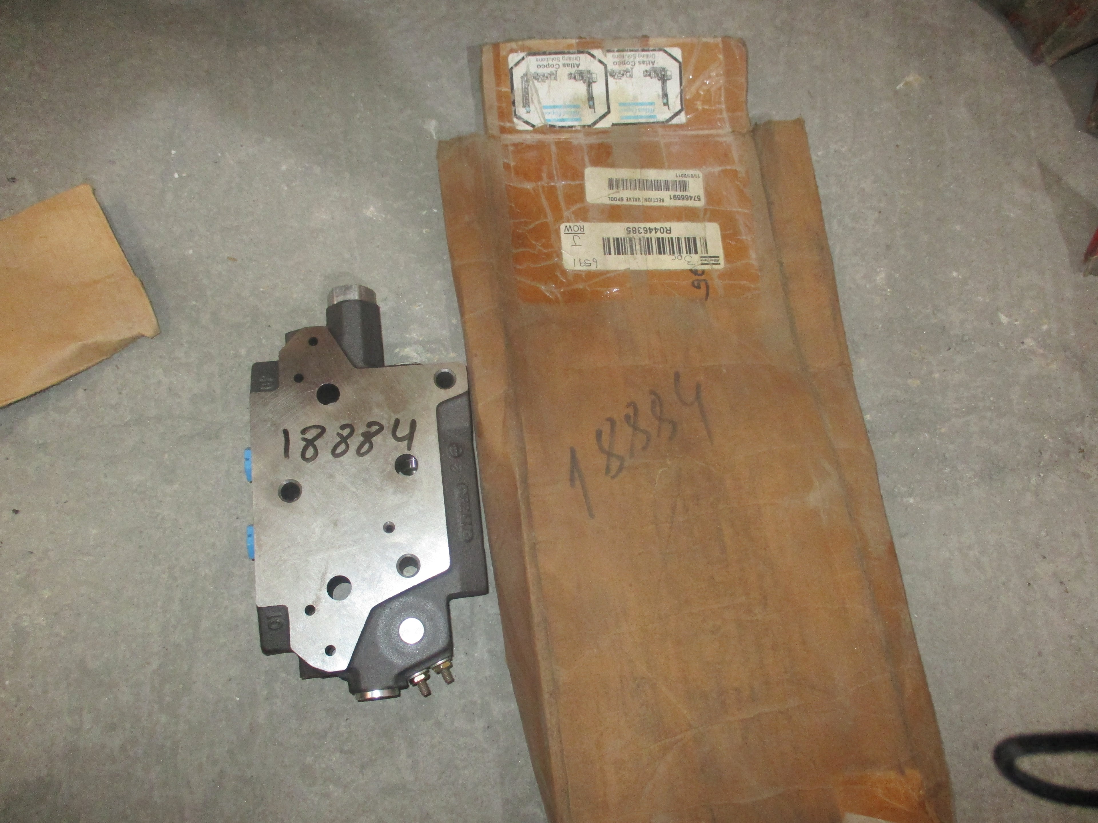 Atlas Copco Epiroc Drilling rig: Sectional valve