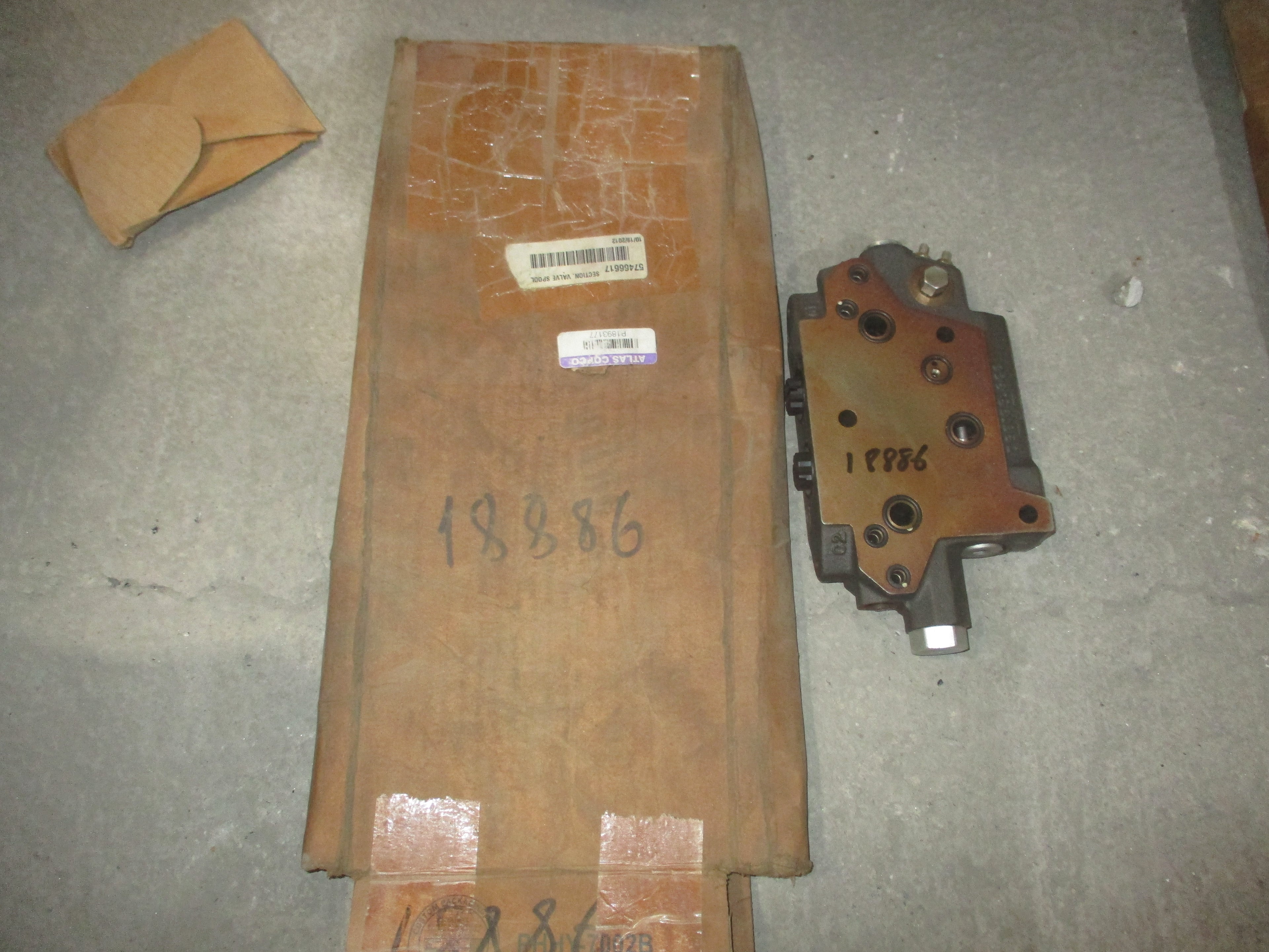 Atlas Copco Epiroc Drilling rig: Sectional valve