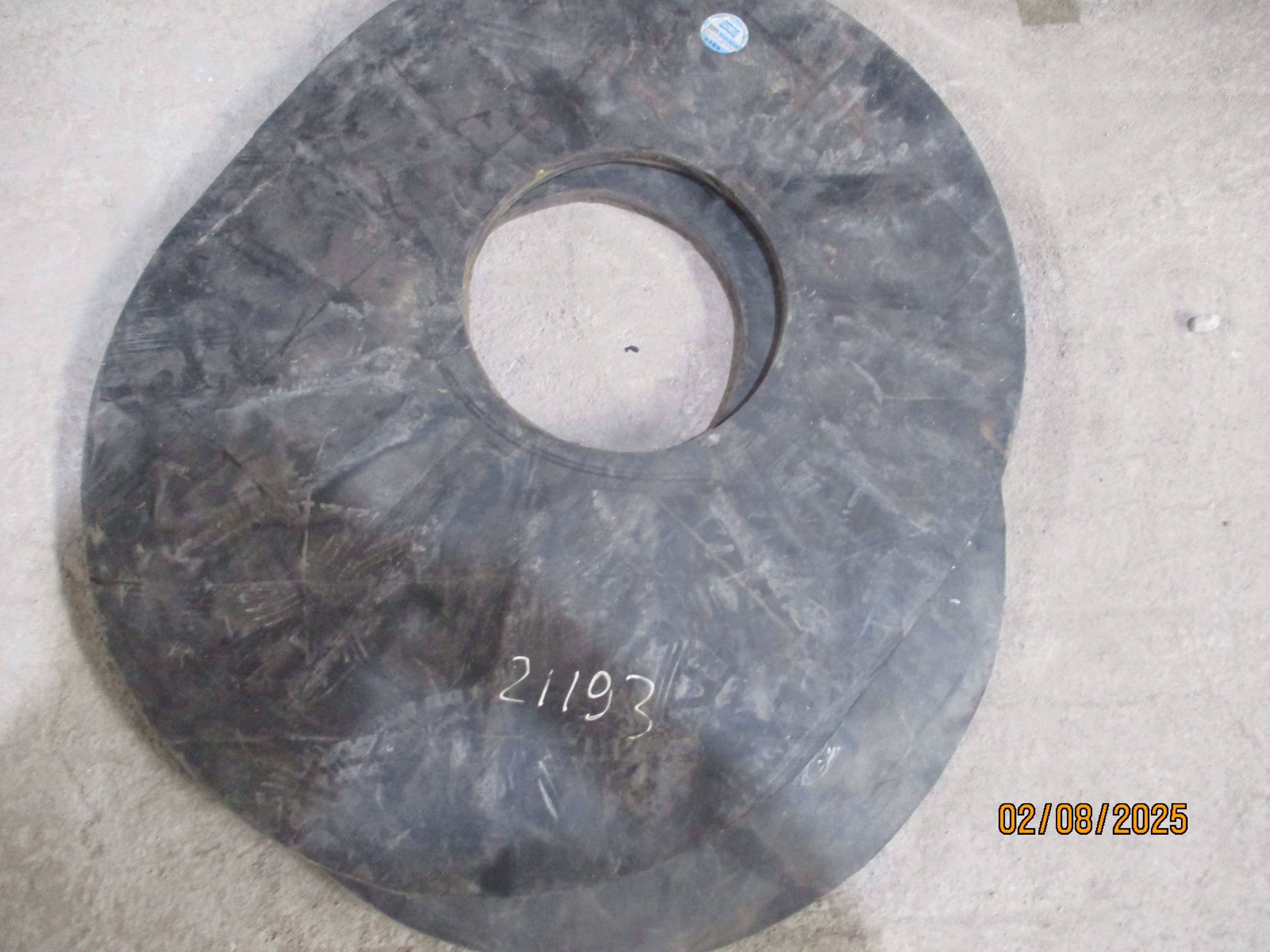 Atlas Copco Epiroc Drilling rig: Rubber disk