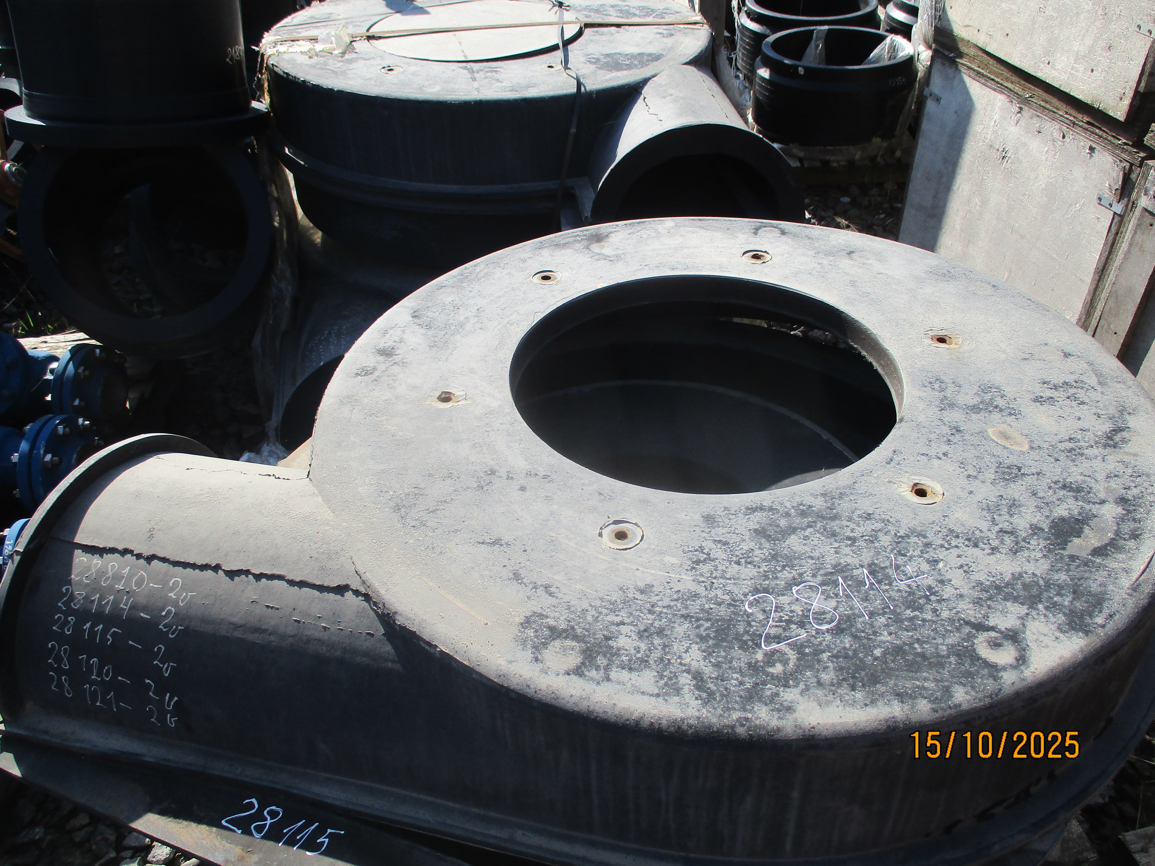 Vertical Pump ПРВ 1250х12,5: Armoured front disk