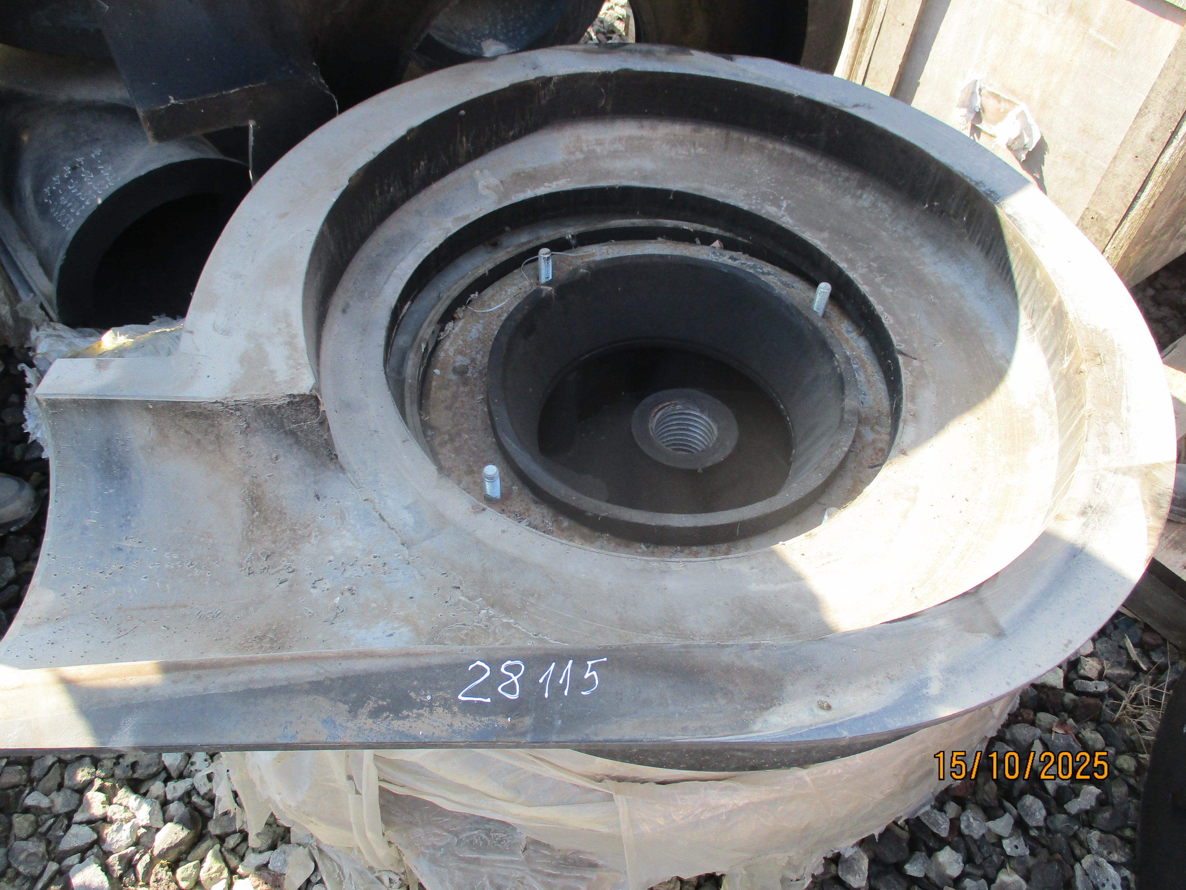 Vertical Pump ПРВ 1250х12,5: Armoured rear disk