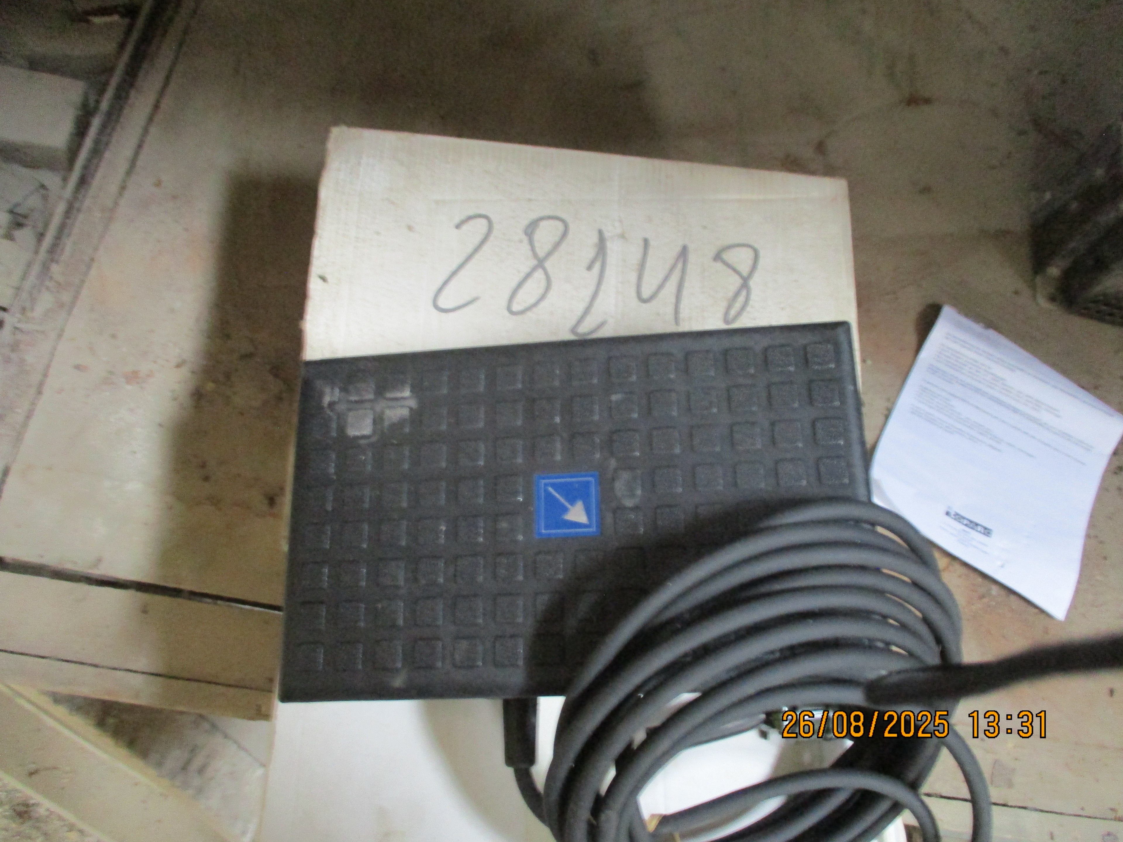 Welding Machine: Treadle